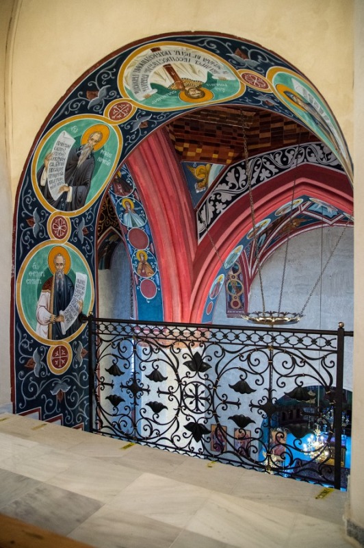 Kuta balustrada w cerkwi Zwiastowania w Supraskim Monasterze