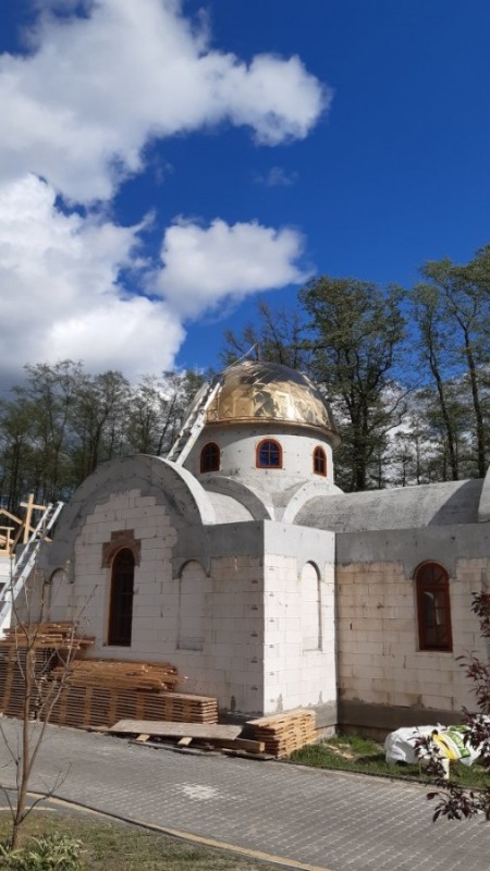 Postępy przy rozbudowie monasteru w Turkowicach