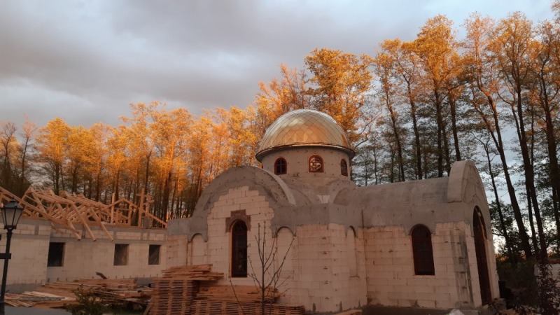 Postępy przy rozbudowie monasteru w Turkowicach