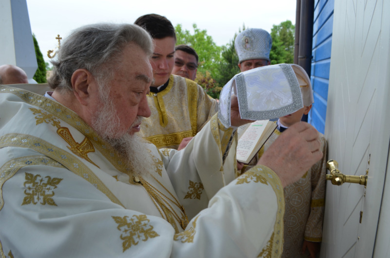 Poświęcenie cerkwi w Rajsku