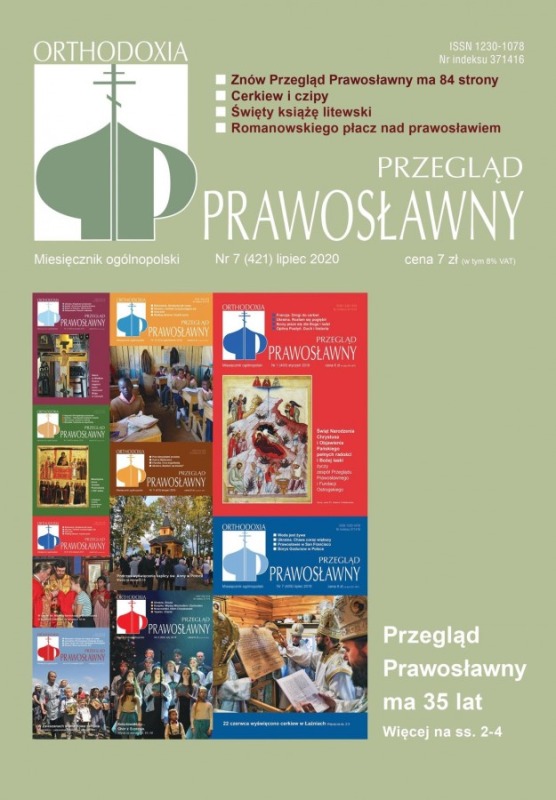 Ukazał się lipcowy numer „Przeglądu Prawosławnego”