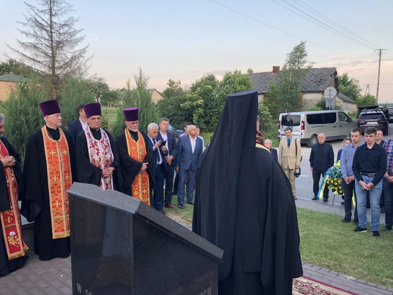 Panichida w 75 rocznicę śmierci prawosławnych mieszkańców Wierzchowin