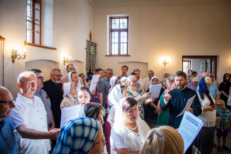 Poświęcenie cmentarnej cerkwi św. Jerzego w Supraślu po remoncie
