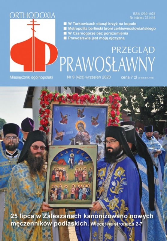 We wrześniowym wydaniu Przeglądu Prawosławnego