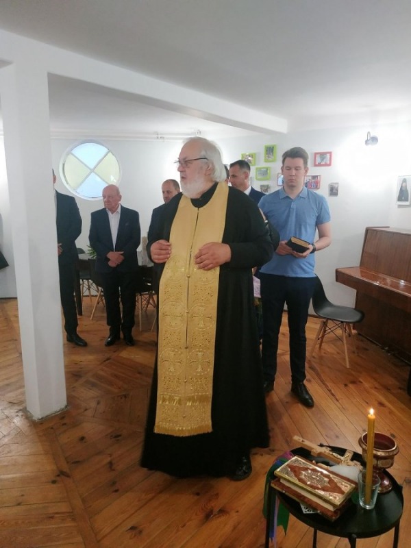 Wyświęcenie biura Bractwa w Siemiatyczach