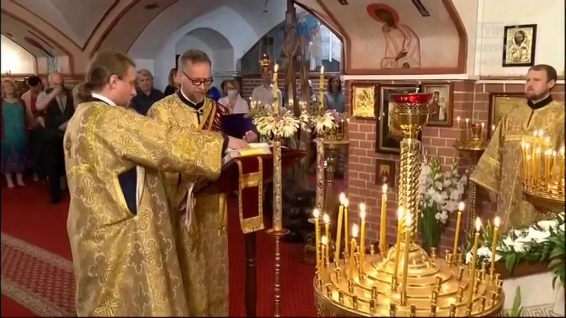 Liturgia prawosławna z cerkwi św. Jana Klimaka w Warszawie