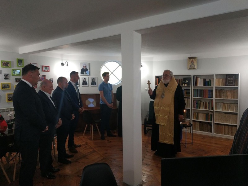 Wyświęcenie biura Bractwa w Siemiatyczach