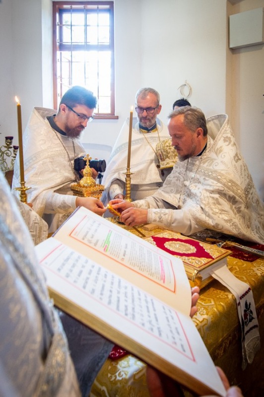 Poświęcenie cmentarnej cerkwi św. Jerzego w Supraślu po remoncie