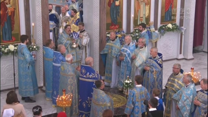 Liturgia prawosławna i wyświęcenie świątyni Hagia Sophia w Warszawie