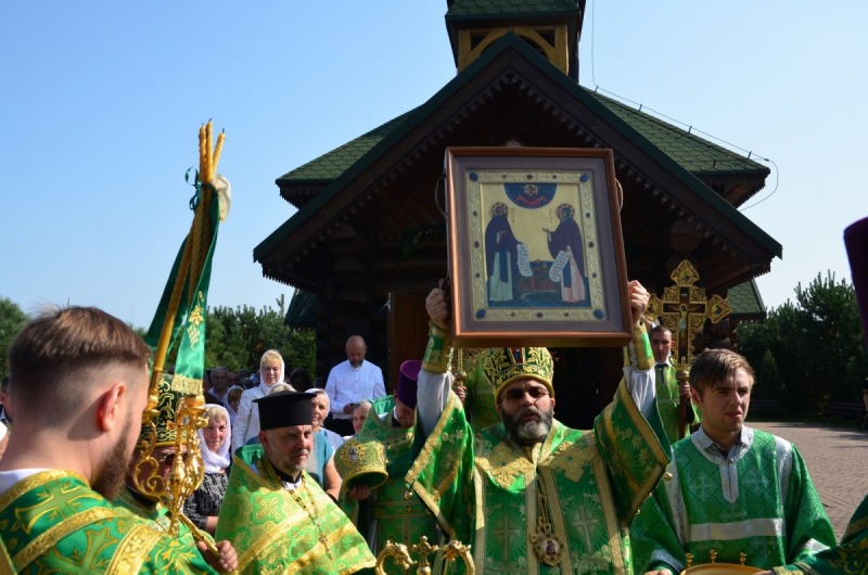 Uroczystości w skicie św. Antoniego i Teodozjusza w Odrynkach