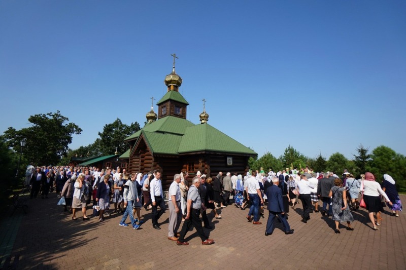 Uroczystości w skicie św. Antoniego i Teodozjusza w Odrynkach