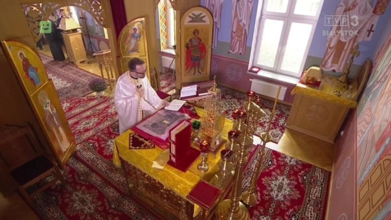 Liturgia prawosławna z cerkwi świętych Cyryla i Metodego w Warszawie