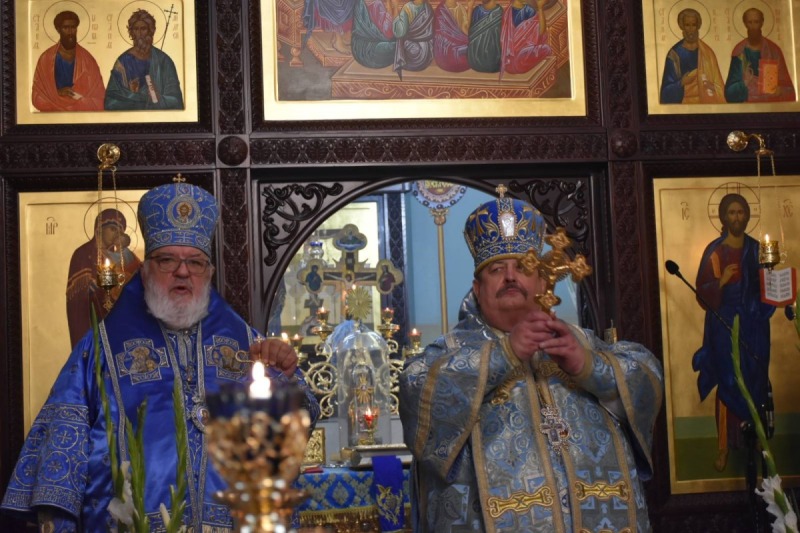Uroczystość poświęcenia cerkwi w Siedlcach