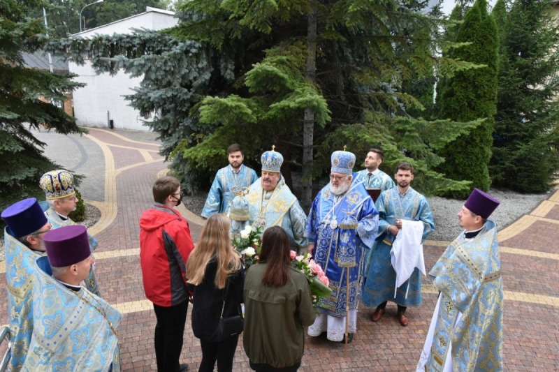 Uroczystość poświęcenia cerkwi w Siedlcach