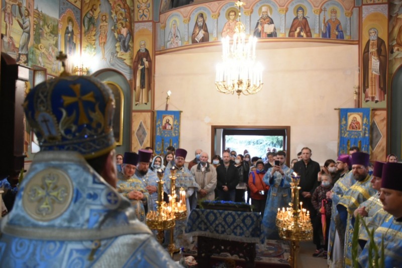Uroczystość poświęcenia cerkwi w Siedlcach