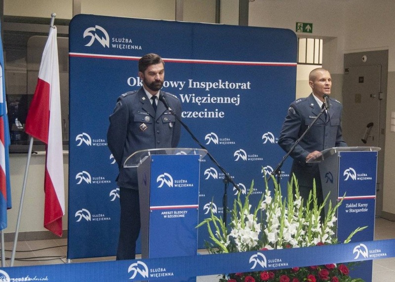 Oświęcenie nowych  budynków w Zakładzie Karnym w Stargardzie