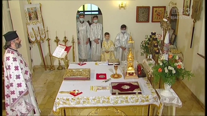 Liturgia prawosławna z cerkwi w Legnicy