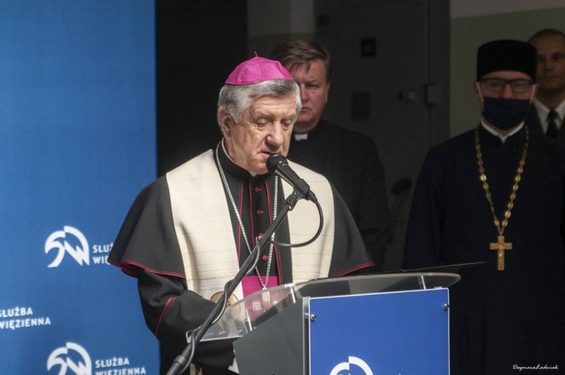 Oświęcenie nowych  budynków w Zakładzie Karnym w Stargardzie