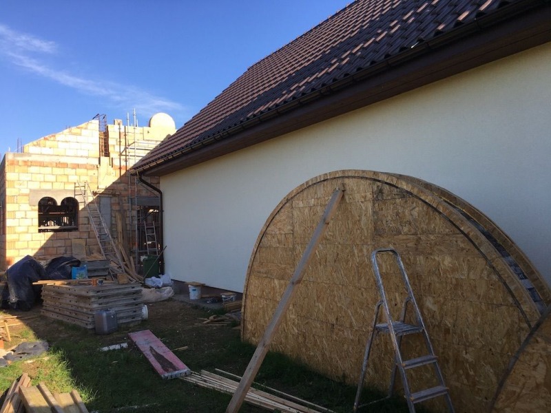Postęp prac nad budową cerkwi w Zaleszanach