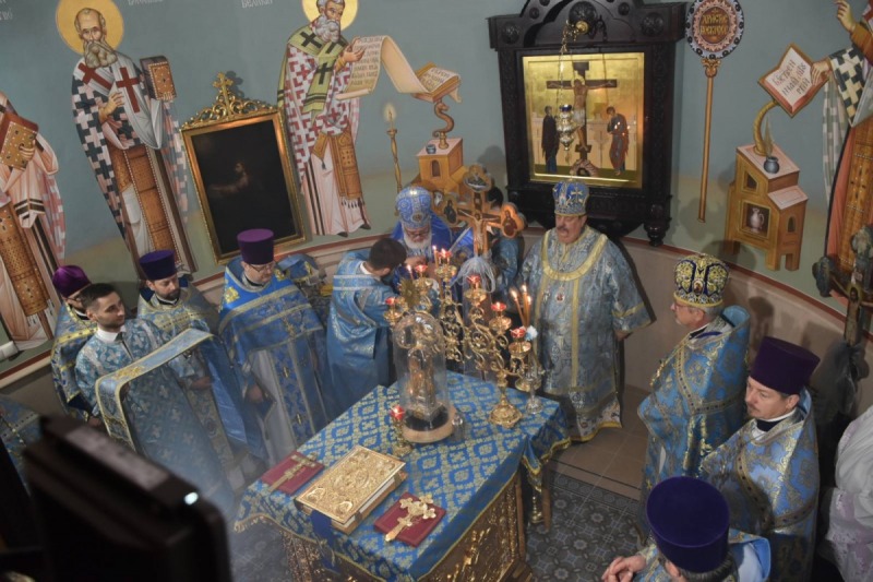Uroczystość poświęcenia cerkwi w Siedlcach