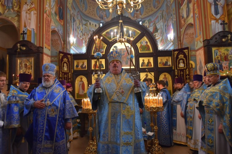Uroczystość poświęcenia cerkwi w Siedlcach