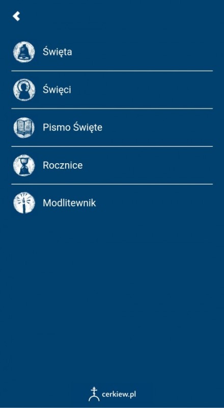 Aplikacja z Kalendarzem Cerkiewnym