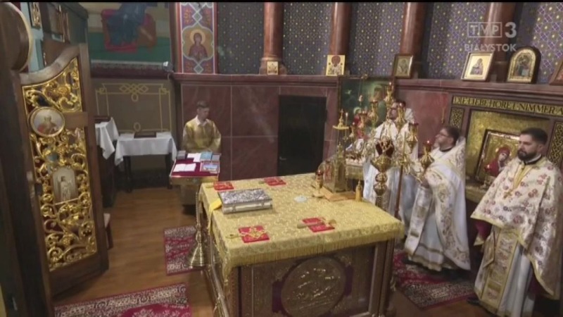 Liturgia prawosławna z cerkwi w Gdańsku