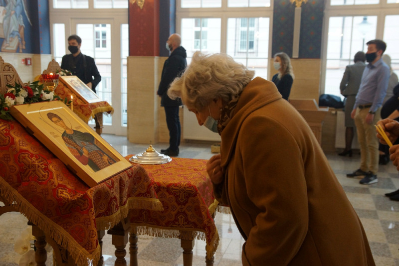 Małe poświęcenie wojskowej cerkwi w Białymstoku