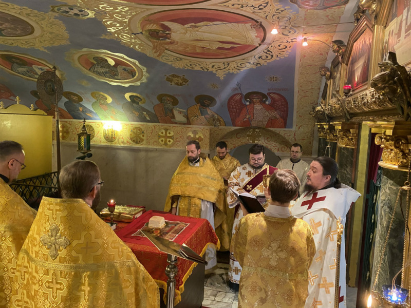 Liturgia św. apostoła Jakuba w Warszawie