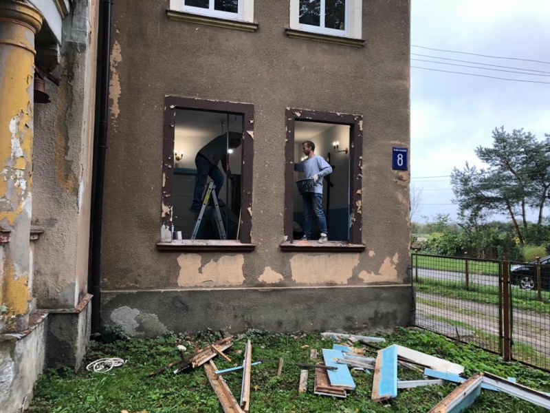 Prace remontowe w cerkwi św. Jerzego w Łobzie