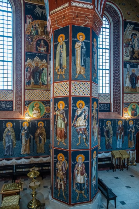 Supraśl: ukończono freski na filarach