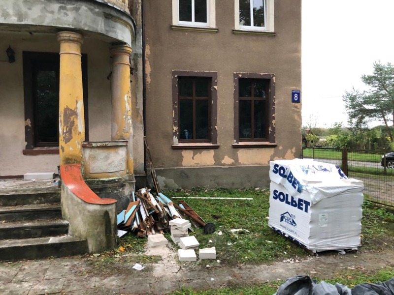 Prace remontowe w cerkwi św. Jerzego w Łobzie