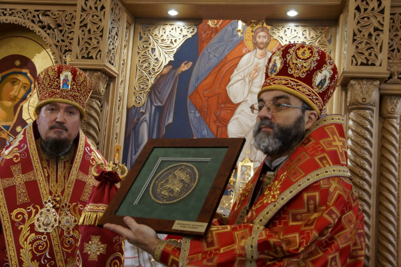 Małe poświęcenie wojskowej cerkwi w Białymstoku