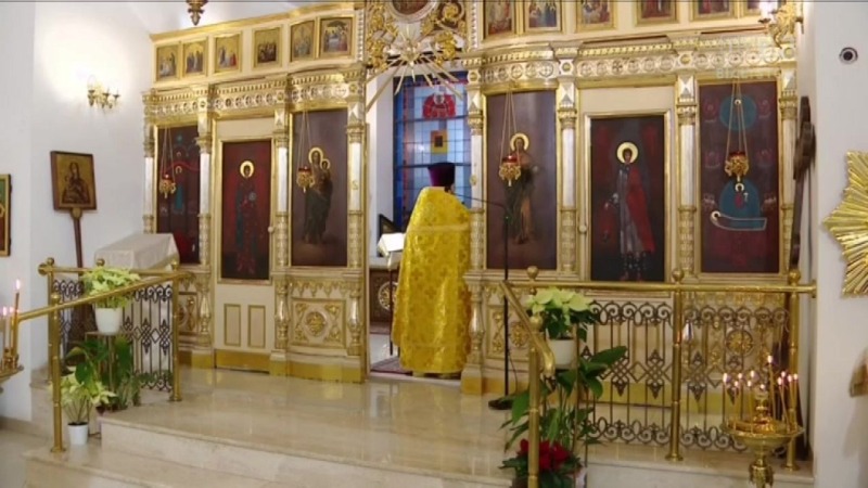 Liturgia prawosławna z cerkwi w Krakowie