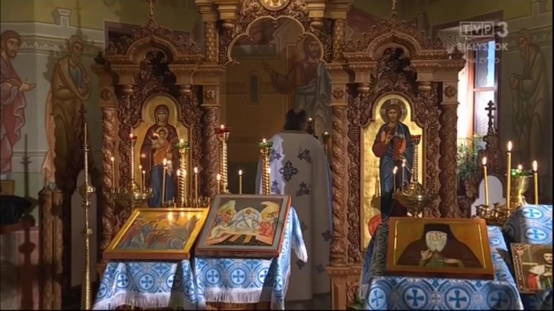 Liturgia prawosławna z klasztoru w Wojnowie