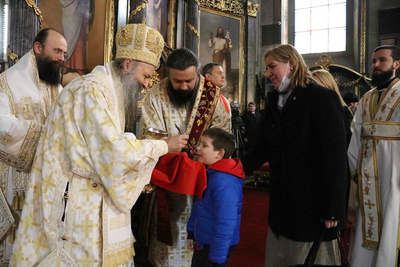 Intronizacja nowego serbskiego patriarchy Porfiriusza