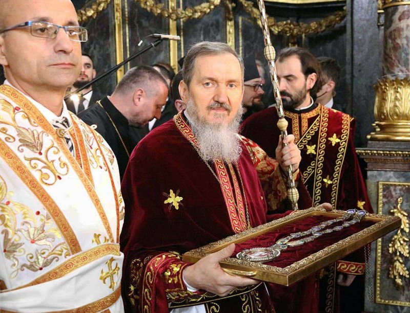 Intronizacja nowego serbskiego patriarchy Porfiriusza