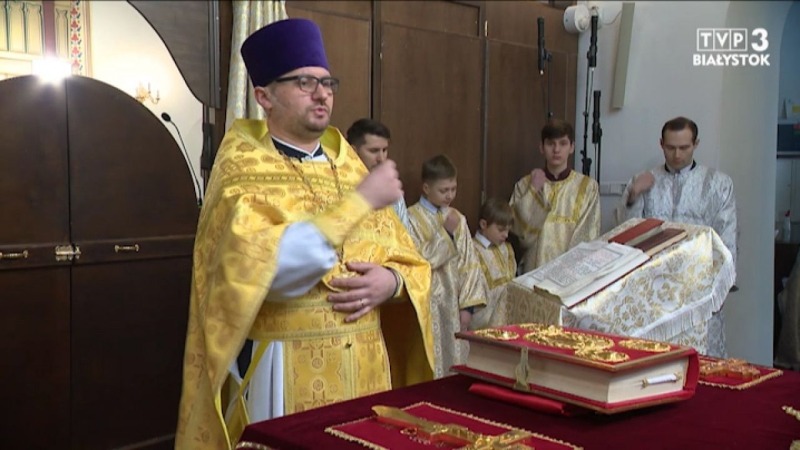 Liturgia prawosławna z cerkwi w Stargardzie