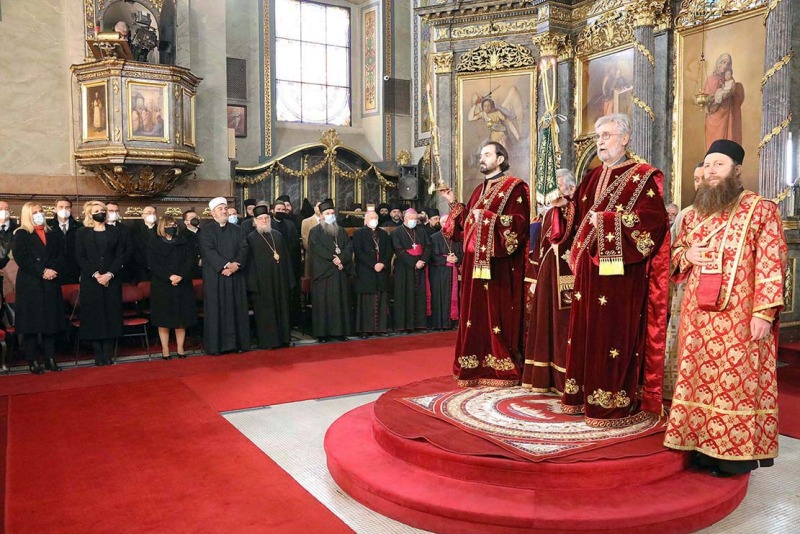 Intronizacja nowego serbskiego patriarchy Porfiriusza