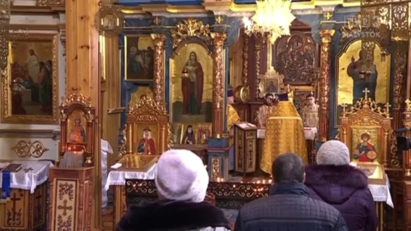 Liturgia prawosławna z cerkwi Narodzenia Najświętszej Marii Panny w Bielsku Podlaskim