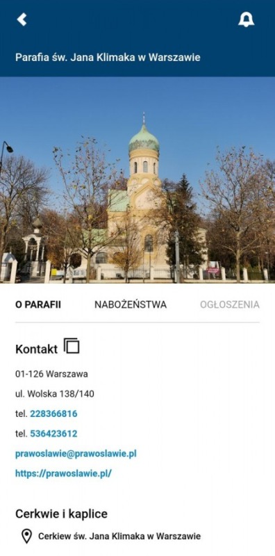 Nowe funkcje aplikacji z kalendarzem cerkiewnym