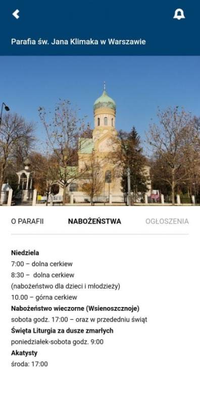 Nowe funkcje aplikacji z kalendarzem cerkiewnym