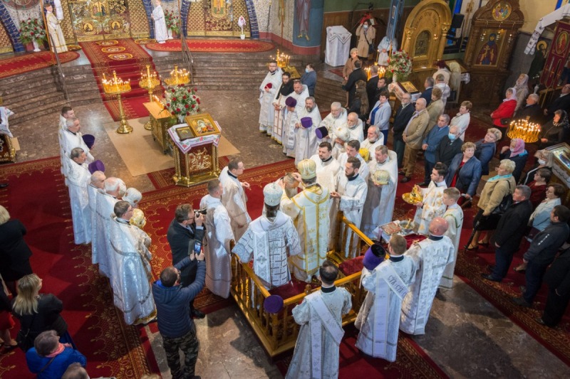 Święto parafialne w soborze św. Trójcy w Hajnówce