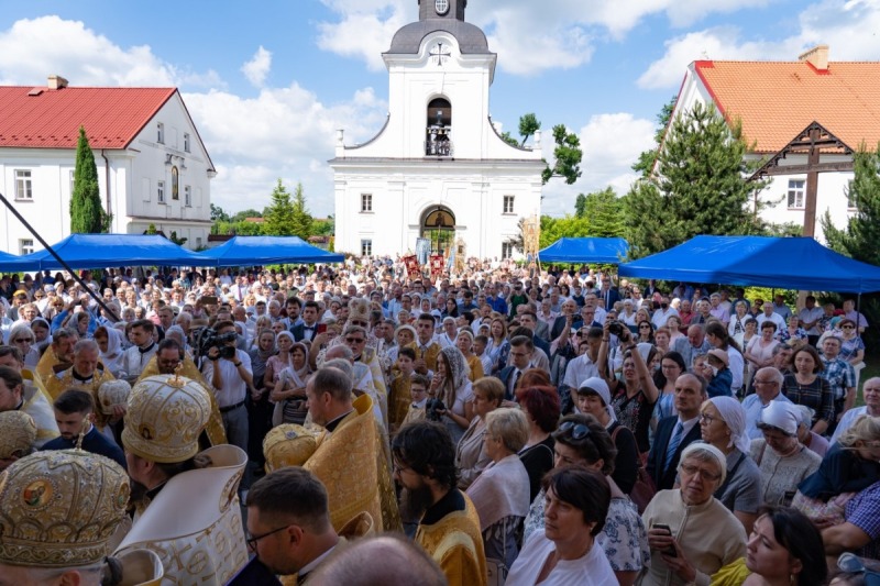 Uroczyste poświęcenie cerkwi Zwiastowania w Monasterze Supraskim