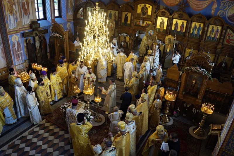 Uroczyste poświęcenie cerkwi Zwiastowania w Monasterze Supraskim