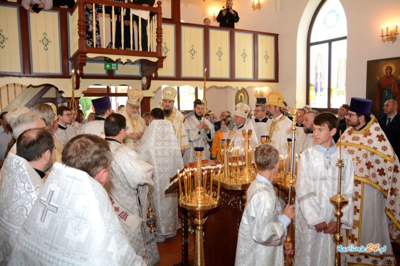 Uroczystość poświęcenia Cerkwi Zaśnięcia Przenajświętszej Bogurodzicy w Barlinku