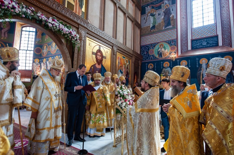 Uroczyste poświęcenie cerkwi Zwiastowania w Monasterze Supraskim
