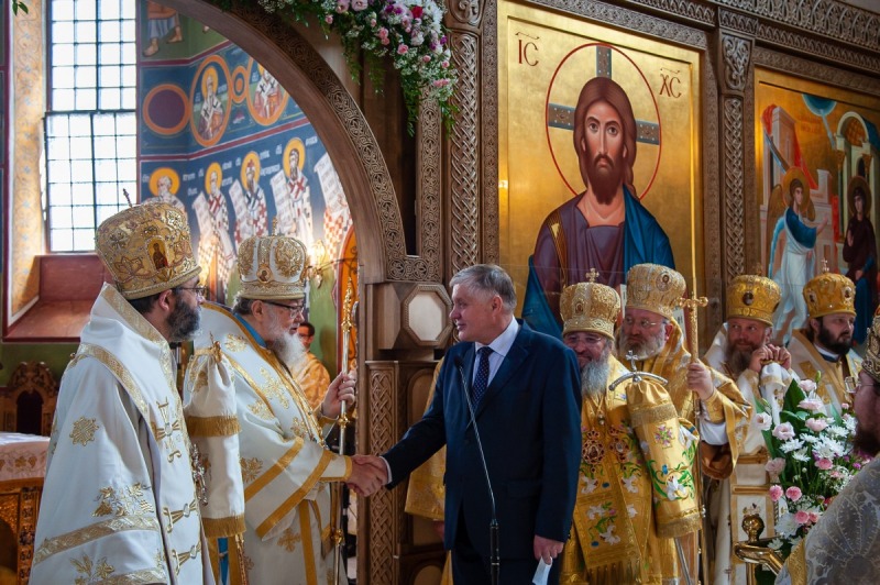 Uroczyste poświęcenie cerkwi Zwiastowania w Monasterze Supraskim