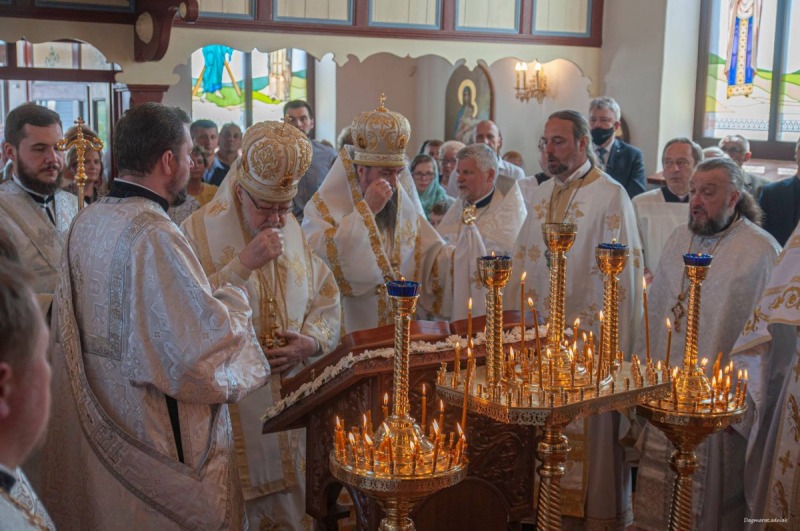 Uroczystość poświęcenia Cerkwi Zaśnięcia Przenajświętszej Bogurodzicy w Barlinku