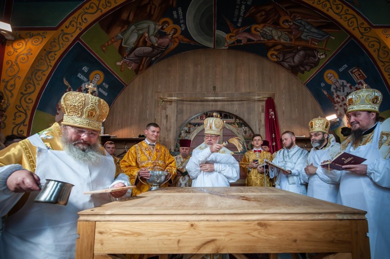 Uroczyste poświęcenie cerkwi Zwiastowania w Monasterze Supraskim